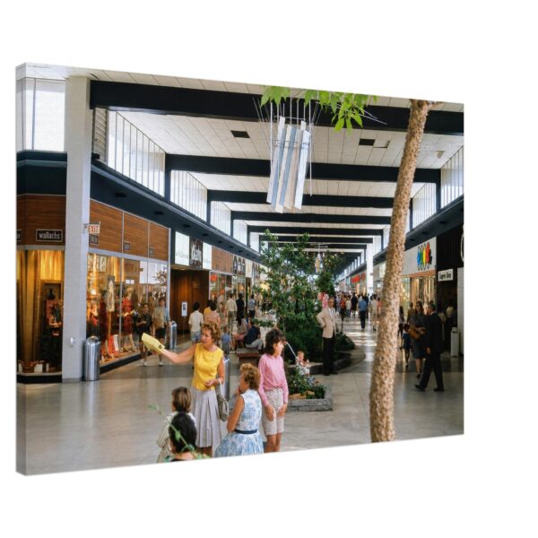 Walt Whitman Mall, South Huntington, New York 1960s - Canvas Print f082906d-93af-4f3d-9796-b04f57b918a1