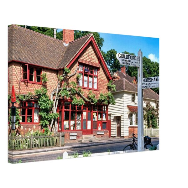Abinger Hammer Post Office, Surrey, England 1950s - Canvas Print f10d95ca-2d60-4342-80fe-1ee430cbdf09