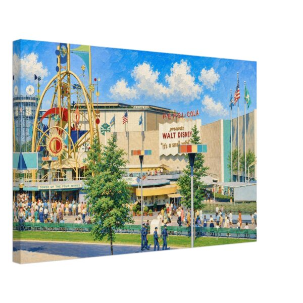 Pepsi-Cola Pavilion at the New York World’s Fair 1964 - Canvas Print f1a134fe-a286-4a2d-909b-b81ab5f16396