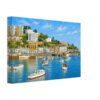 Torquay Harbour, Devon, England 1970s - Canvas Print f221cc78-40b3-4595-8793-c6b3985914a7