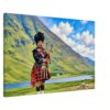 Bagpiper in Glencoe, Scotland 1970s - Canvas Print f5f703ac-c917-4423-a972-4a6710fcc6e2
