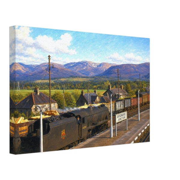 Aviemore Junction, Scotland 1950s - Canvas Print f60d14b1-5010-484c-8bcf-6de38f1a3a2b