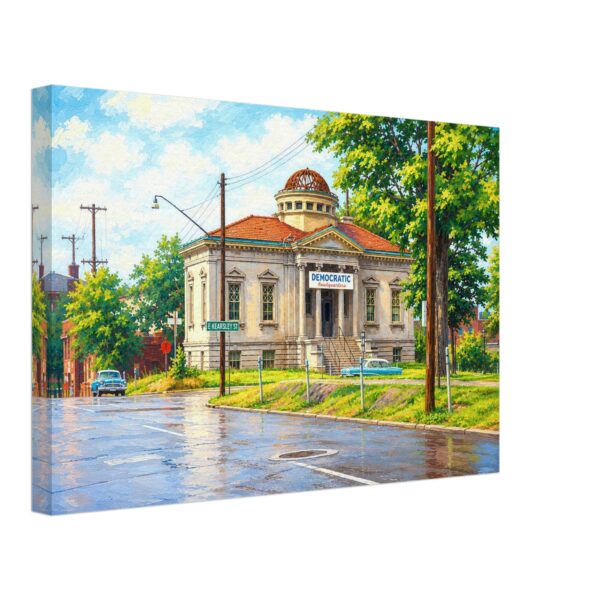 Carnegie Library, Flint, Michigan 1960s – Canvas Print f7e43969-d751-44bf-8ef3-4c1925312744