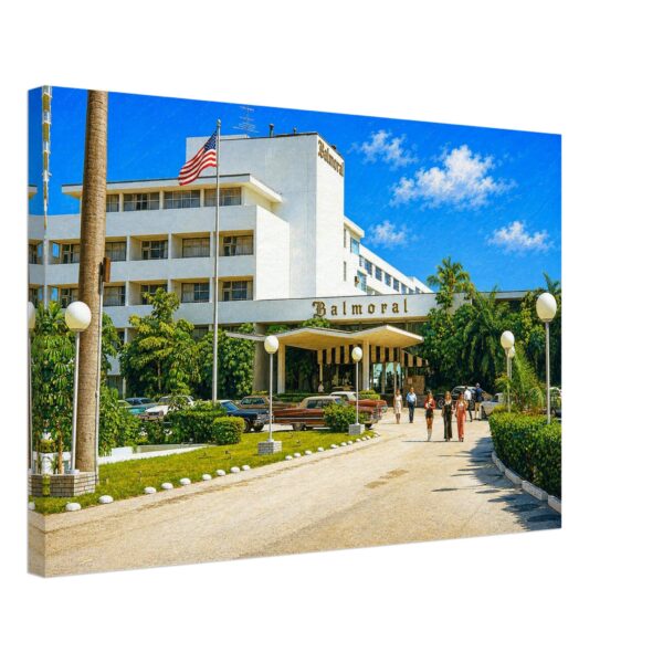 Balmoral Hotel, Bal Harbour, Florida 1974 - Canvas Print f8adf890-c1d0-465e-89c8-23ec6ffc8b51