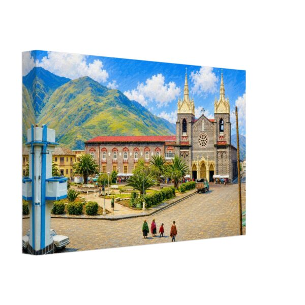 Nuestra Señora del Rosario de Agua Santa, Baños, Ecuador 1970s - Canvas Print fbb160bd-e377-418d-a583-631dfa0c0c32