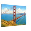 Golden Gate Bridge, San Francisco, California 1970s - Canvas Print fdfd6c18-74f9-4d9b-a66e-e8a21c8564f0