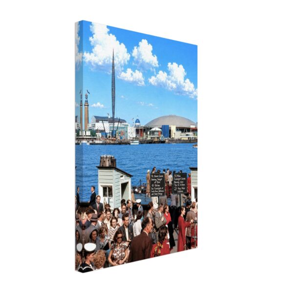 Festival of Britain, South Bank, London 1951 - Canvas Print fe409ffa-c13e-401d-904c-b4c5fef511a9