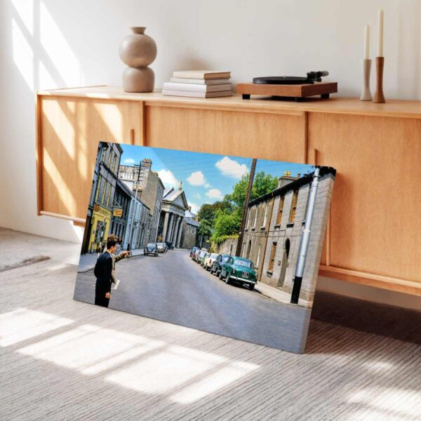 St Francis Street, Galway, Ireland 1960s - Canvas Print St Francis Street, Galway, Ireland 1960s - Canvas Print