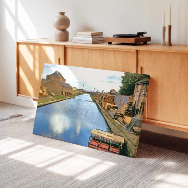 Grand Surrey Canal at Wells Way, London 1960s – Canvas Print