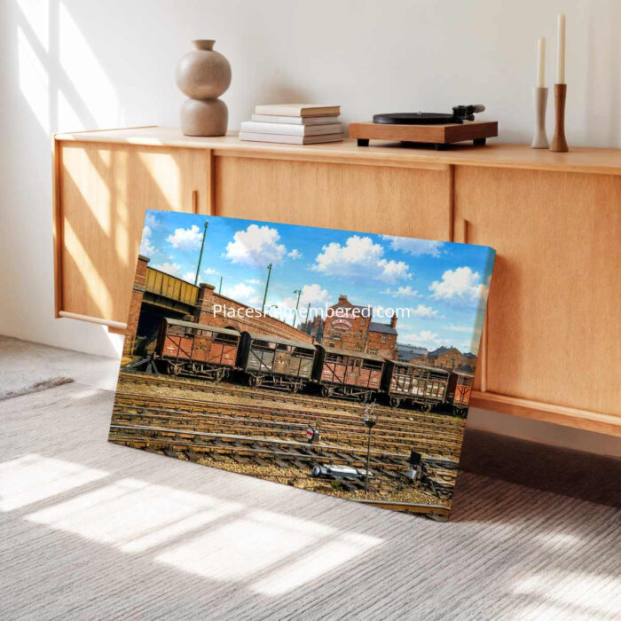 North Bridge Road, Doncaster, England 1950s - Canvas Print North Bridge Road, Doncaster, England 1950s - Canvas Print