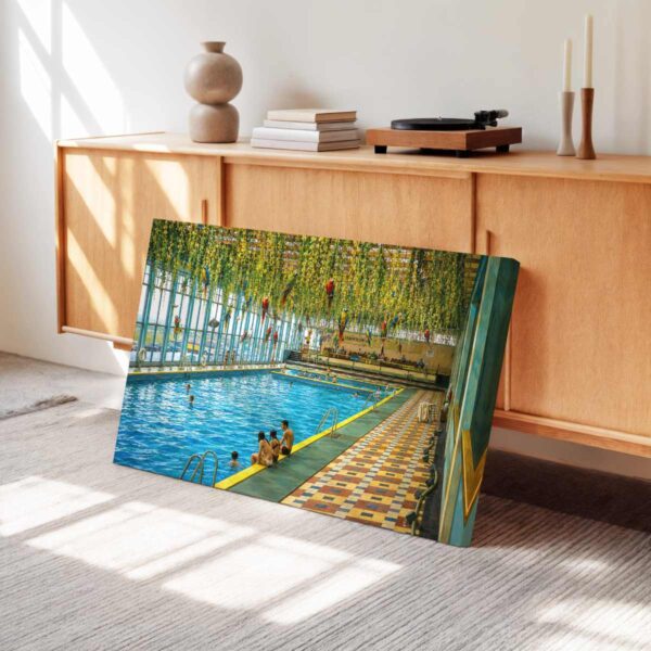 Indoor Pool, Butlins Bognor Regis Holiday Camp 1960s - Canvas Print Indoor Pool, Butlins Bognor Regis Holiday Camp 1960s - Canvas Print