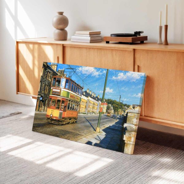 Glasgow Tram 679, Scotland 1950s - Canvas Print Glasgow Tram 679, Scotland 1950s - Canvas Print