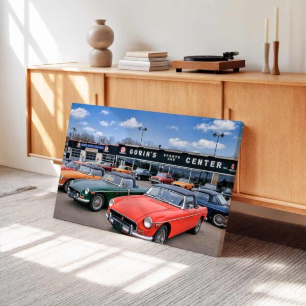 Gorin's Sports Car Center, Vernon, Connecticut 1970 - Canvas Print
