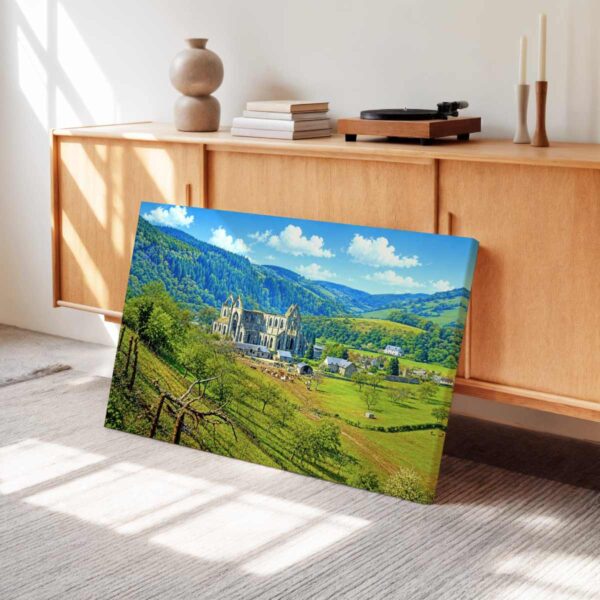 Tintern Abbey, Monmouthshire, Wales 1950s - Canvas Print