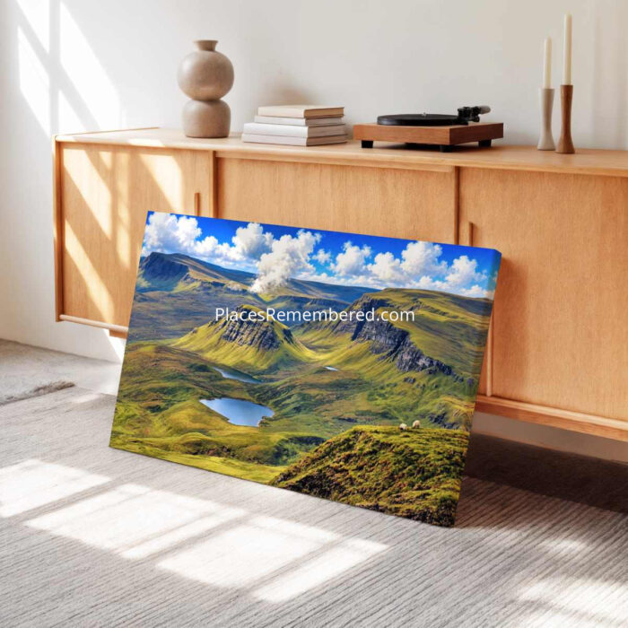 The Quiraing, Isle of Skye 1970s - Canvas Print The Quiraing, Isle of Skye 1970s - Canvas Print