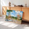 Johnson's Rustic Resort, Houghton Lake, Michigan 1960s - Canvas Print Johnson's Rustic Resort, Houghton Lake, Michigan 1960s - Canvas Print