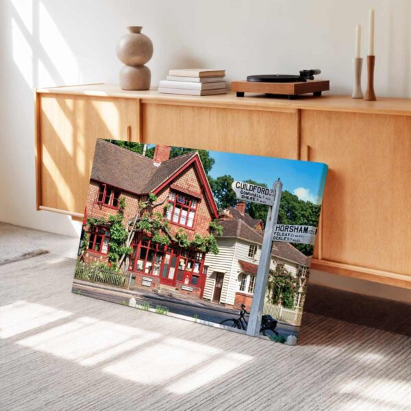 Abinger Hammer Post Office, Surrey, England 1950s - Canvas Print Abinger Hammer Post Office, Surrey, England 1950s - Canvas Print