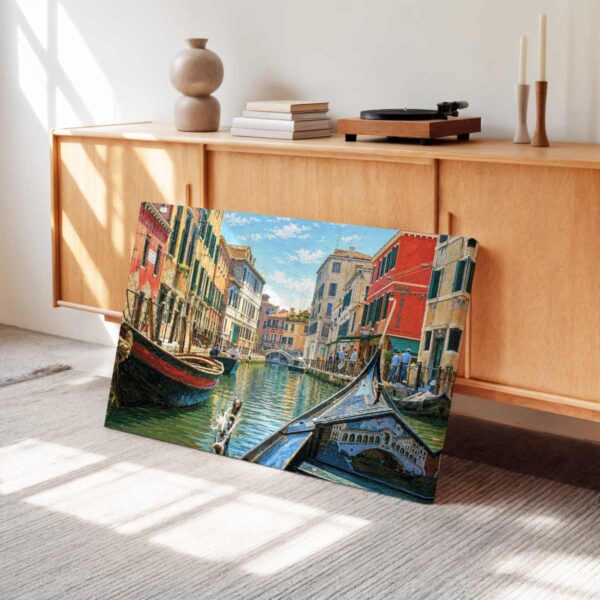 Rio Marin, Venice, Italy 1960s – Canvas Print Rio Marin, Venice, Italy 1960s – Canvas Print