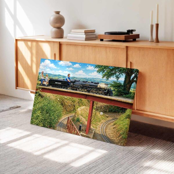 Big Boy No. 4008 "William Jeffers", Dobwalls 1990 - Canvas Print