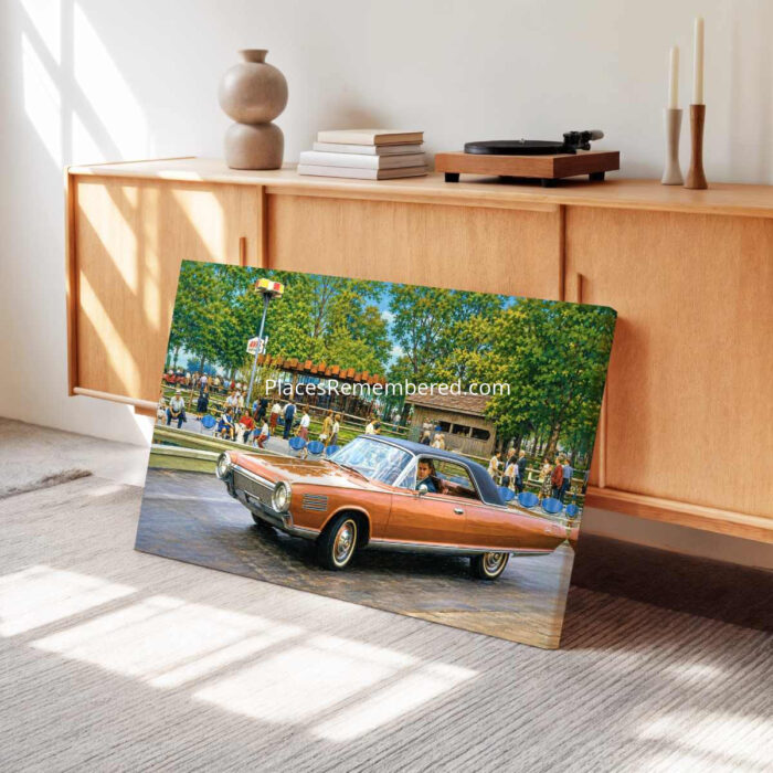 Chrysler Turbine Car, New York World's Fair 1964 - Canvas Print