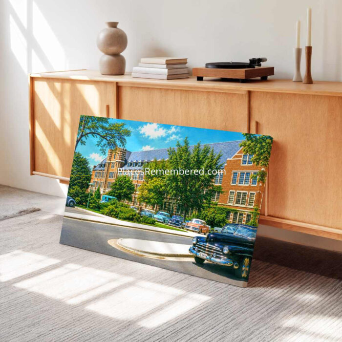 Landon Hall, Michigan State University, East Lansing 1950s - Canvas Print