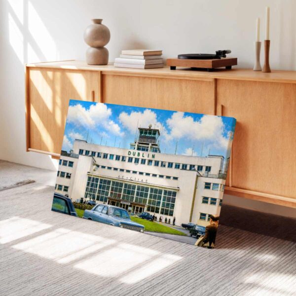 Dublin Airport, Ireland 1960s - Canvas Print Dublin Airport, Ireland 1960s - Canvas Print