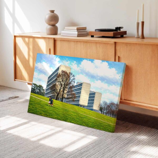Highcliffe Drive, Alton Estate, Roehampton 1950s - Canvas Print Highcliffe Drive, Alton Estate, Roehampton 1950s - Canvas Print
