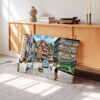 Marktplatz, Mosbach, Baden-Württemberg, Germany 1960s - Canvas Print