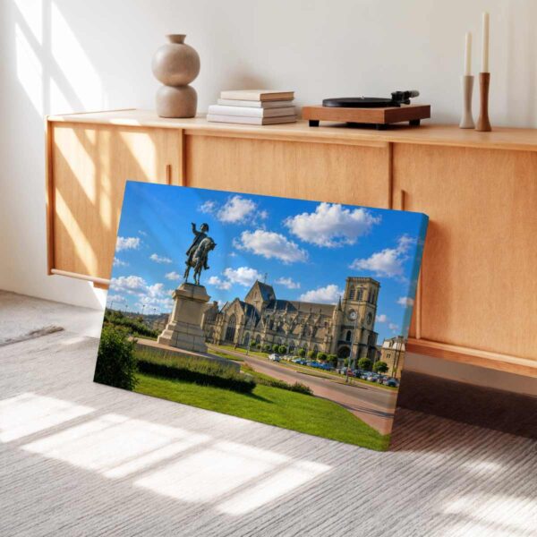 Monument à Napoléon, Place Napoléon, Cherbourg, France 1960s - Canvas Print