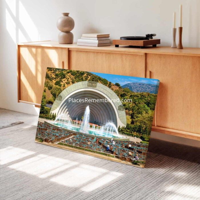 Hollywood Bowl with Fountains, California 1950s - Canvas Print