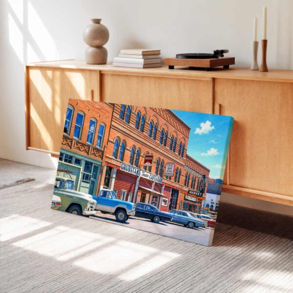 Grubstake Theater, Cripple Creek, Colorado 1970s - Canvas Print Grubstake Theater, Cripple Creek, Colorado 1970s - Canvas Print
