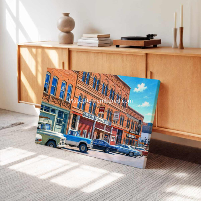 Grubstake Theater, Cripple Creek, Colorado 1970s - Canvas Print