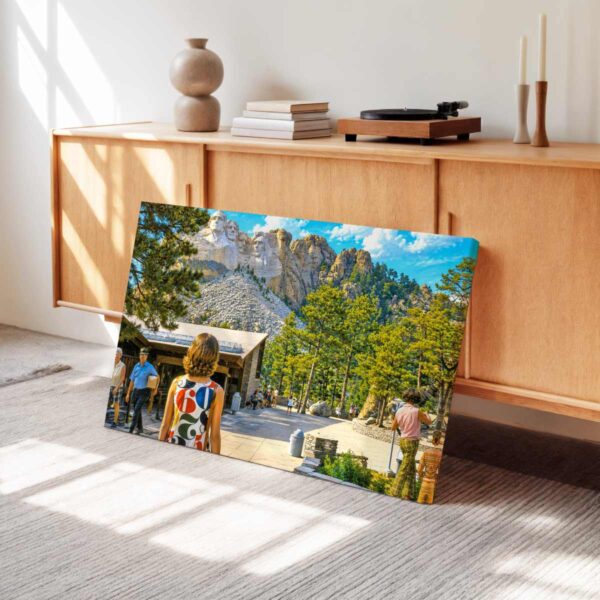 Mount Rushmore National Memorial, South Dakota 1970s - Canvas Print Mount Rushmore National Memorial, South Dakota 1970s - Canvas Print