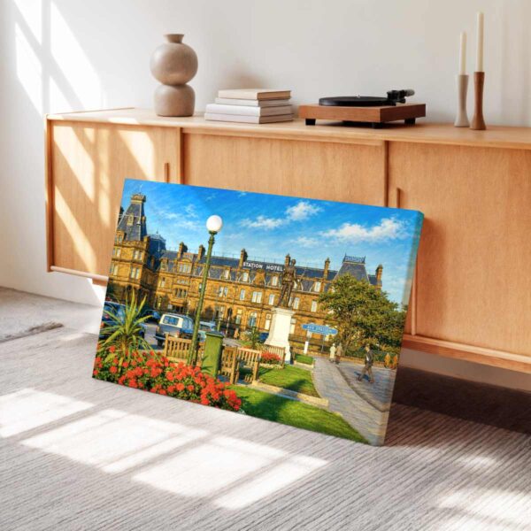 Station Hotel, Ayr, Scotland 1960s - Canvas Print