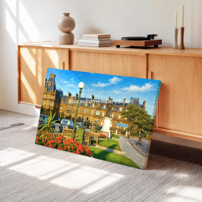 Station Hotel, Ayr, Scotland 1960s - Canvas Print