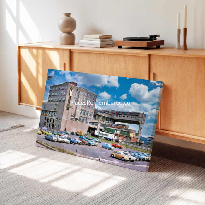 Cumbernauld Town Centre, Scotland 1970s - Canvas Print