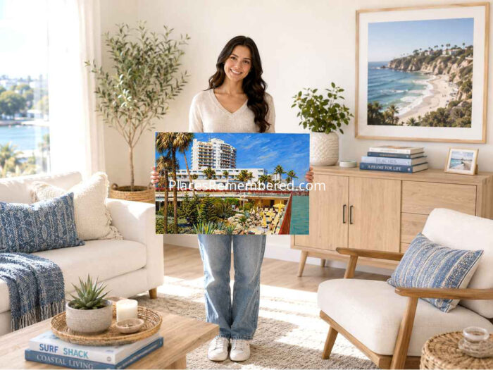 Sea View Hotel, Bal Harbour, Florida 1970s - Canvas Print