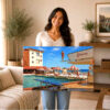 The Castaways Resort, Sunny Isles, Florida 1970s - Canvas Print The Castaways Resort, Sunny Isles, Florida 1970s - Canvas Print