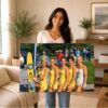 Cypress Gardens Water Skiers, Florida 1960s - Canvas Print Cypress Gardens Water Skiers, Florida 1960s - Canvas Print