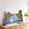 Grand Surrey Canal at Wells Way, London 1960s – Canvas Print