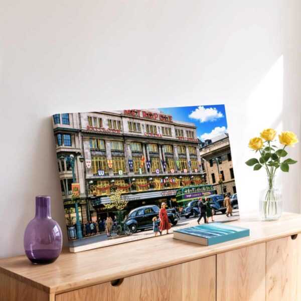 The Metropole Cinema, O'Connell Street, Dublin, Ireland 1950s - Canvas Print