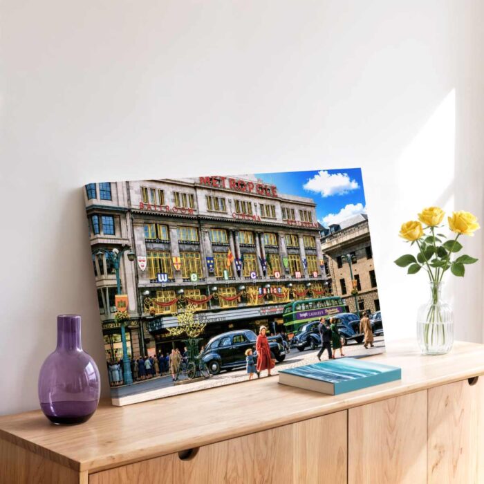 The Metropole Cinema, O'Connell Street, Dublin, Ireland 1950s - Canvas Print The Metropole Cinema, O'Connell Street, Dublin, Ireland 1950s - Canvas Print