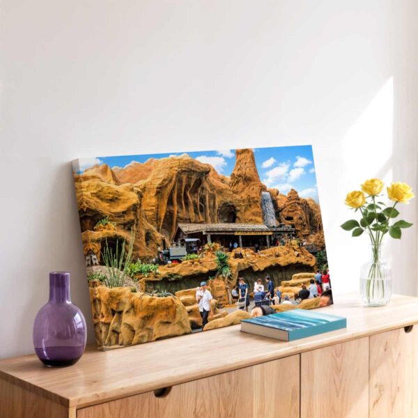 Calico Mine Ride, Knott's Berry Farm, California 1960s - Canvas Print Calico Mine Ride, Knott's Berry Farm, California 1960s - Canvas Print