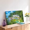 Portmeirion Hotel, North Wales 1970s - Canvas Print Portmeirion Hotel, North Wales 1970s - Canvas Print
