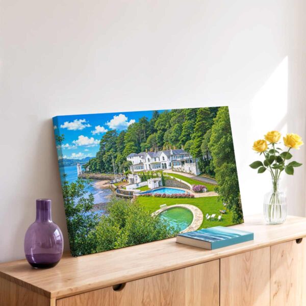 Portmeirion Hotel, North Wales 1970s - Canvas Print Portmeirion Hotel, North Wales 1970s - Canvas Print
