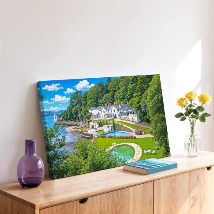 Portmeirion Hotel, North Wales 1970s - Canvas Print Portmeirion Hotel, North Wales 1970s - Canvas Print