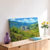 Tintern Abbey, Monmouthshire, Wales 1950s - Canvas Print