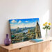 View from St Paul's Cathedral, London 1960s - Canvas Print