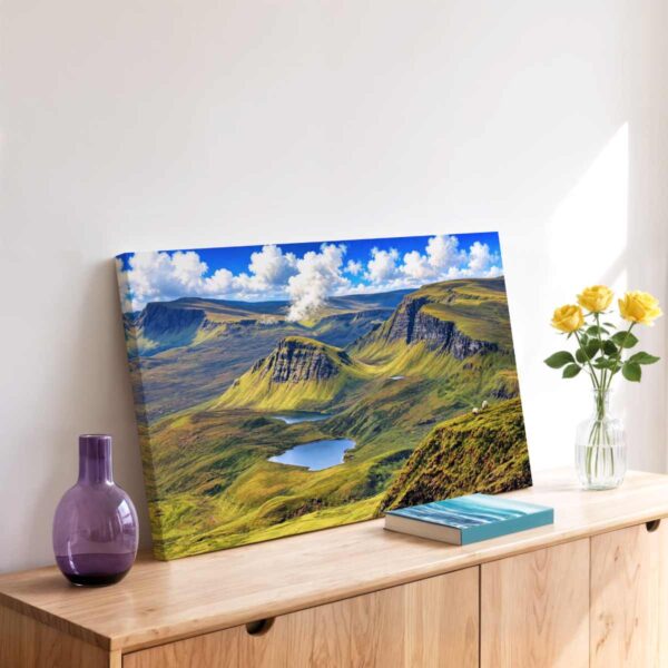 The Quiraing, Isle of Skye 1970s - Canvas Print The Quiraing, Isle of Skye 1970s - Canvas Print
