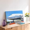 Pan Am Boeing 747 Clipper Plymouth Rock, Australia 1970s - Canvas Print Pan Am Boeing 747 Clipper Plymouth Rock, Australia 1970s - Canvas Print